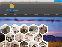 Tablet Screenshot of honeyvillecity.org